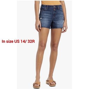 Universal Thread Vintage Midi Jean Shorts- Blue